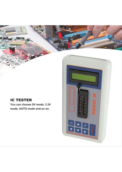 Entegre Devre Test Cihazı, 5V 3.3V Otomatik Modlu Ic Test Cihazı (Yurt Dışından) fiyatları
