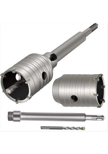 220 mm Sds Plus Saplı 1 Set 2 1/2 Inç Beton Delik Testeresi (Yurt Dışından)