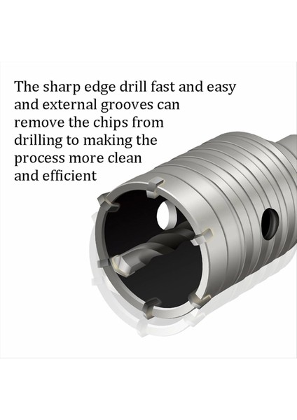 220 mm Sds Plus Saplı 1 Set 2 1/2 Inç Beton Delik Testeresi (Yurt Dışından) fiyatları