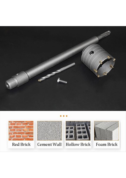 220 mm Sds Plus Saplı 1 Set 2 1/2 Inç Beton Delik Testeresi (Yurt Dışından) indirimleri