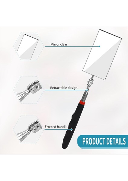 3'lü Teleskopik Muayene Aynası Mekanik Kontrol Aynası (Yurt Dışından) modelleri