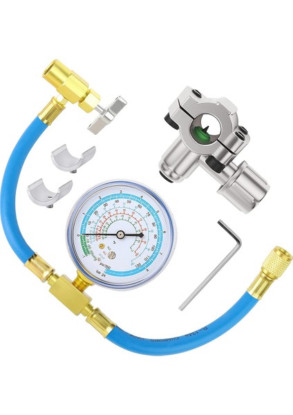 Soğutucu Akışkan Şarj Hortumu ve Göstergesi ve BPV31 Delme Vanası (Yurt Dışından)