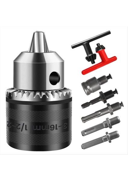 Darbeli Sürücü Için 3-16MM Matkap Mandren Adaptörü 1/2-20UNF (Yurt Dışından)