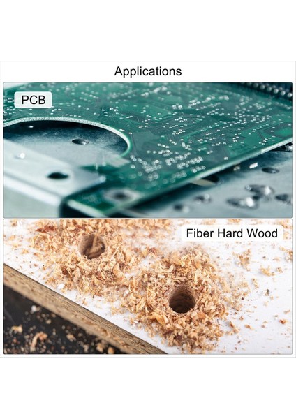 Pcb Makinesi Için 10 Adet Titanyum Kaplama Karbür, 1/8 Inç Şaft 0,8 mm (Yurt Dışından) fiyatları