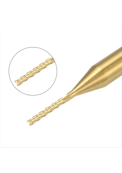 Pcb Makinesi Için 10 Adet Titanyum Kaplama Karbür, 1/8 Inç Şaft 0,8 mm (Yurt Dışından) indirimleri