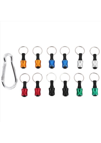 12 Adet 1/4 Inç Altıgen Şaftlı Tornavida Ucu Tutucu Uzatma (6 Renk) (Yurt Dışından) fiyatları