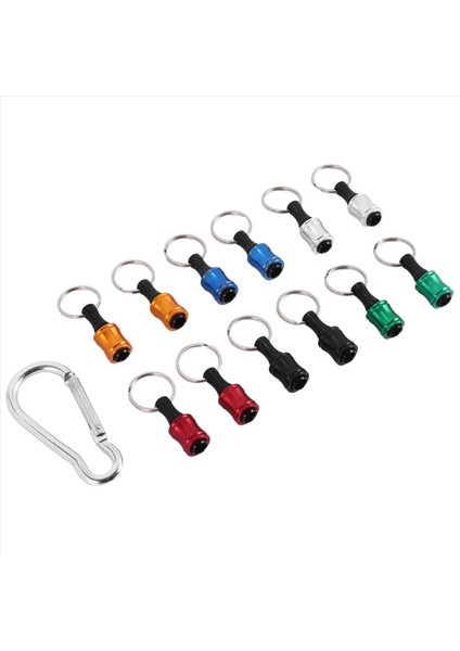 12 Adet 1/4 Inç Altıgen Şaftlı Tornavida Ucu Tutucu Uzatma (6 Renk) (Yurt Dışından) modelleri