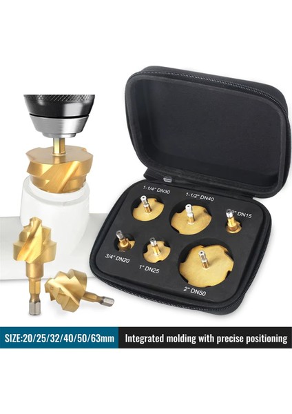 Kademeli Matkap Ucu 6 Parçalı Altıgen Saplı Su Borusu Bağlantı Aleti (Yurt Dışından) fiyatları