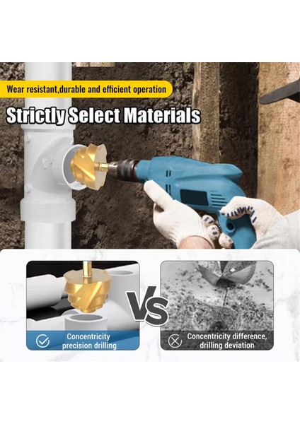 Kademeli Matkap Ucu 6 Parçalı Altıgen Saplı Su Borusu Bağlantı Aleti (Yurt Dışından) fırsatları