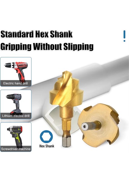 Kademeli Matkap Ucu 6 Parçalı Altıgen Saplı Su Borusu Bağlantı Aleti (Yurt Dışından) indirimleri