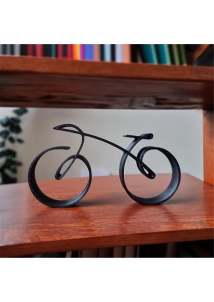 Tel Çerçeveli Bisiklet Heykeli, Siyah Bisiklet Çizgi Sanatı Heykeli, Bisiklet Sanat Dekoru, Kadınlar Için Bisiklet Severler Için (Yurt Dışından) fiyatları