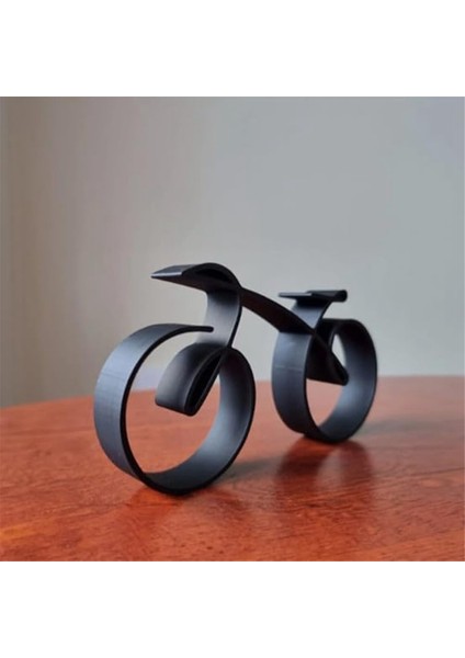 Tel Çerçeveli Bisiklet Heykeli, Siyah Bisiklet Çizgi Sanatı Heykeli, Bisiklet Sanat Dekoru, Kadınlar Için Bisiklet Severler Için (Yurt Dışından) indirimleri