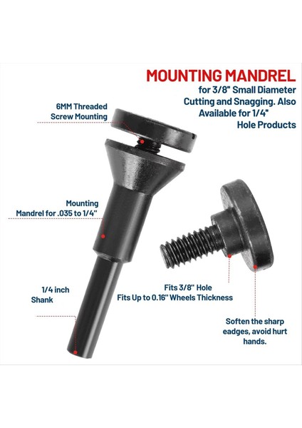 Kesme Diskleri Için Montaj Mandrel, 6mm, 10MM Delik Kesme Diski (Yurt Dışından) modelleri
