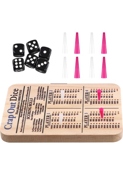 Ahşap Çöp Atma Zar Puan Tahtası Klasik Aile Oyunu Yuvarlak Komik Zar Tahtası Oyunu Ahşap Tepsi Puanlama Blok Zar Tepsisi S (Yurt Dışından) fiyatları