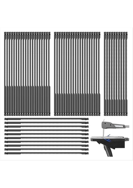 60 Adet Dekupaj Testeresi Bıçağı Pim Ucu (Yurt Dışından)