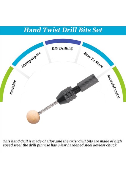 49 Parça Mini Büküm Matkap Uçlu Hassas Pim Mengene El Matkabı Seti (Yurt Dışından) fırsatları