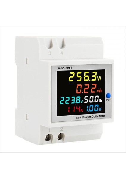 Dijital Tek Fazlı Enerji Ölçer Test Cihazı Güç Kullanım Monitörü AC110V (Yurt Dışından)