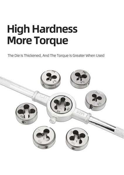 8 Parça Metrik Kalıp Seti M3/M4/M5/M6/M8/M10/M12 Alet Seti (Yurt Dışından) fırsatları