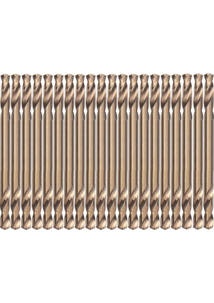 3,2 mm Kobalt Matkap Uçları (20 Adet), M35 Hssco Yüksek Hızlı Çelik Çift Uçlu Kısa Gövdeli Burgu Matkap Ucu Seti Sertleştirilmiş Metal Için (Yurt Dışından)