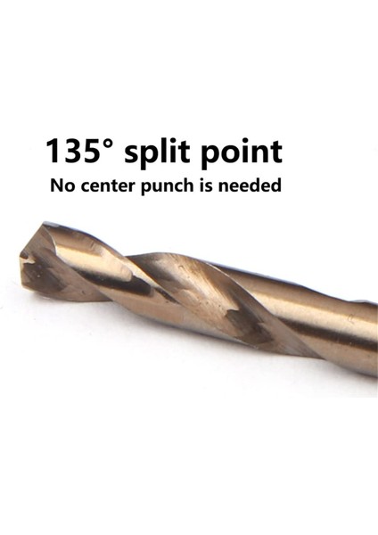 3,2 mm Kobalt Matkap Uçları (20 Adet), M35 Hssco Yüksek Hızlı Çelik Çift Uçlu Kısa Gövdeli Burgu Matkap Ucu Seti Sertleştirilmiş Metal Için (Yurt Dışından) modelleri