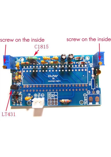 Voltmetre Dıy Kiti Parçaları ICL7107 Metre Kafası Dijital Voltmetre (Yurt Dışından) modelleri