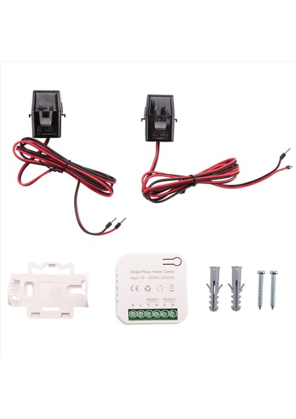 Tuya Akıllı Wifi Enerji Ölçer 80A Akım Trafosu 90-250V,2CT (Yurt Dışından) fiyatları