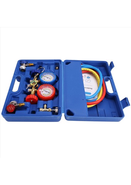 Ac Göstergeleri R134A R12 R22 R502 3 Yollu Otomotiv Delme Musluğu Freon Kiti (Yurt Dışından) modelleri