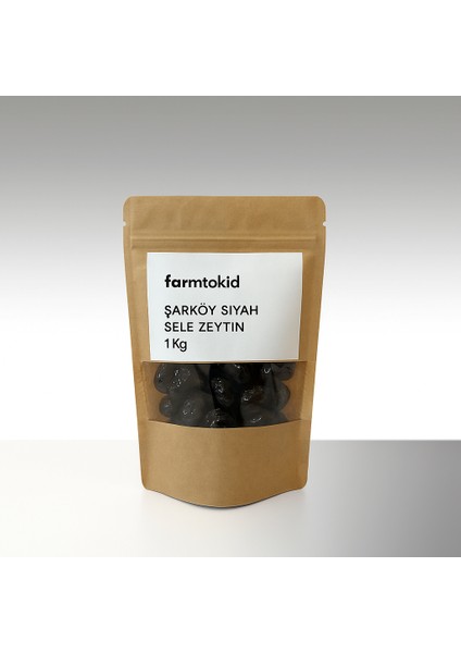 Şarköy Siyah Sele Zeytin 1 kg