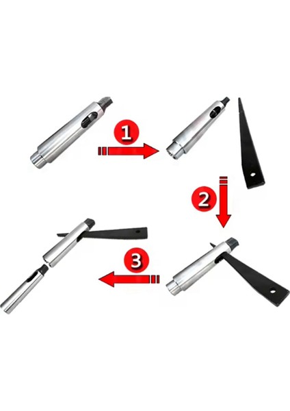 5 Adet Kovan Morse Konik Sürüklenme Geniş Uygulama Torna Matkap Karbon Çelik Düz Morse Konik (Yurt Dışından) fiyatları