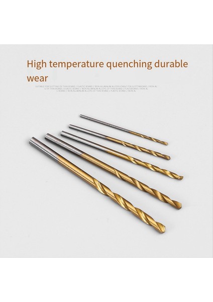 Titanyum Kaplamalı Burgu Matkap 1-3 mm Matkap Ağaç Işleme Delik Alet Seti (Yurt Dışından) fırsatları