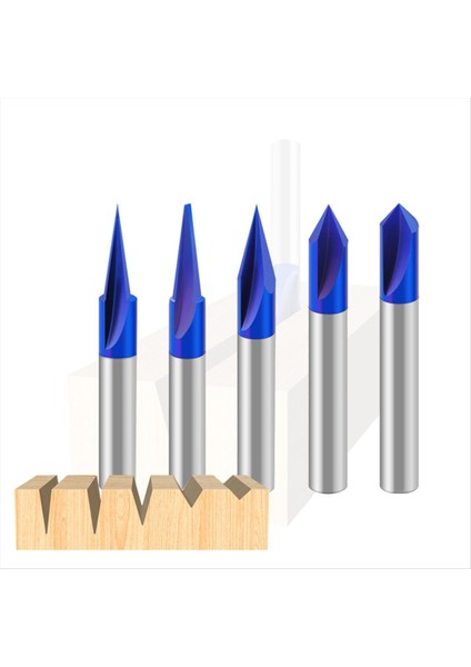 5 Parçalı Ahşap Işleme Freze Kesici Mavi Nano V Şekilli Bıçak Genel Kullanım (Yurt Dışından) indirimleri
