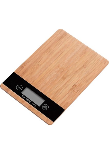 Bambu Mutfak Terazisi, LCD Ekranlı, 5 Kg'a Kadar Dijital Terazi (Yurt Dışından)