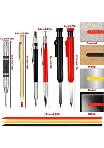 10'lu Marangoz Kalemi ve Kalemtıraş (Yurt Dışından) fiyatları
