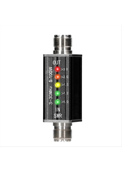 LED Swr Ölçer 3-30MHZ Frekans Kısa Dalga Duran Dalga Göstergesi (Yurt Dışından)