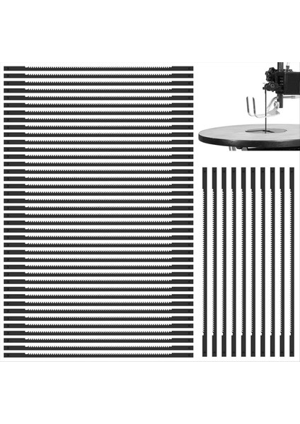 45 Adet 5 Inç Pimli Uçlu Dekupaj Testeresi Bıçağı, (Yurt Dışından)