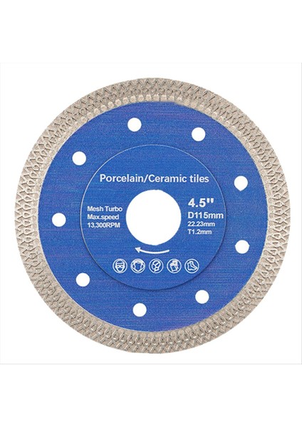 Fayans, Taş Kesme Bıçakları ve Dayanıklı Malzemeler Için Testere Bıçakları 115X22.23MM (Yurt Dışından) indirimleri