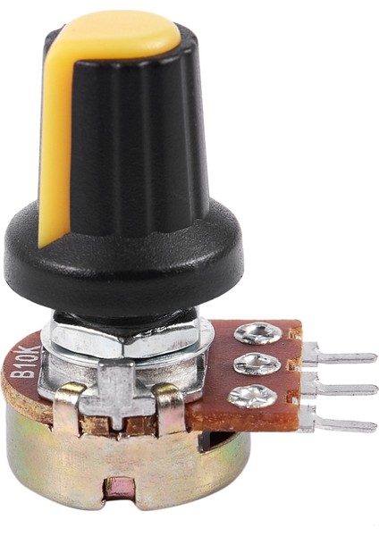 5* 10K Ohm 3 Terminalli Doğrusal Konik Döner Ses B Tipi Potansiyometre (Yurt Dışından)