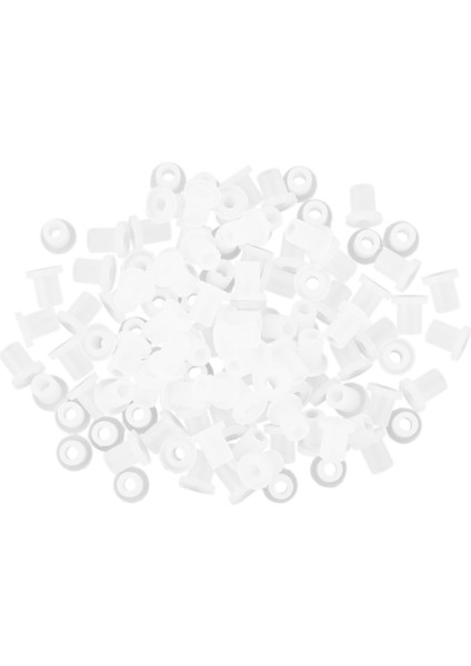 100 Adet Tüp Kauçuk Içi Boş Sızdırmazlık Tapası Kartuş Dirsek Tıpa Bağlantı Parçası (Yurt Dışından)