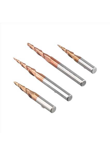 4 Adet Karbür Spiral Konik Küresel Burunlu Freze 6mm (Yurt Dışından) fiyatları