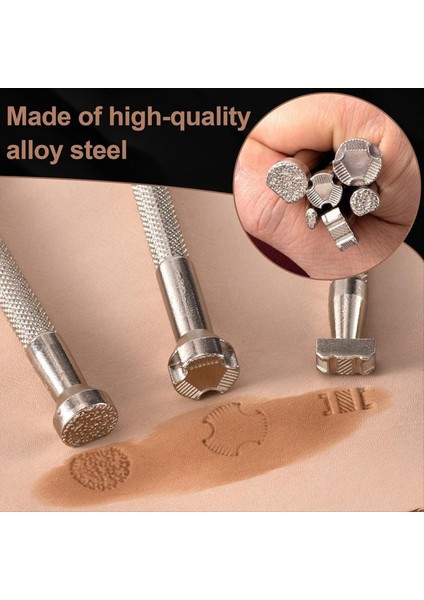 6 Parça Deri Damgası, Alaşımlı Çelik Deri Oyma Damgalama Delme Aletleri (Yurt Dışından) indirimleri