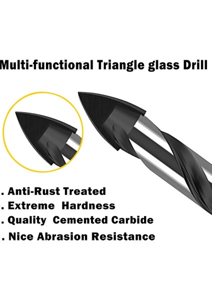 Duvar Matkap Ucu Seti, Profesyonel Karbür Matkap Uçları, Set (1/8-1/2 Inç) (Yurt Dışından) fiyatları