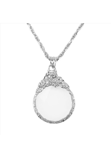 Kitap, Dergi ve Gazete Okumak Için 2,5x Büyüteç Kolye (Yurt Dışından)