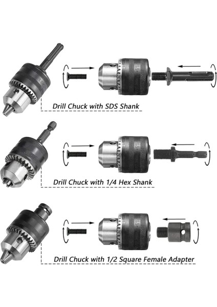 Elektrikli Matkap Dönüşümü Için 1,5-13 mm Matkap Mandren 1/2-20 Unf (Yurt Dışından) modelleri