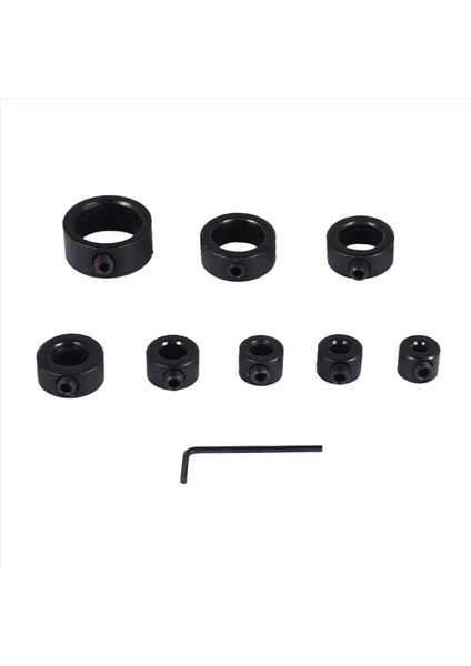 Karbon Çelik Setli 9 Parça Ayarlanabilir Matkap Derinliği Yaka Sınır Halkası (Yurt Dışından)