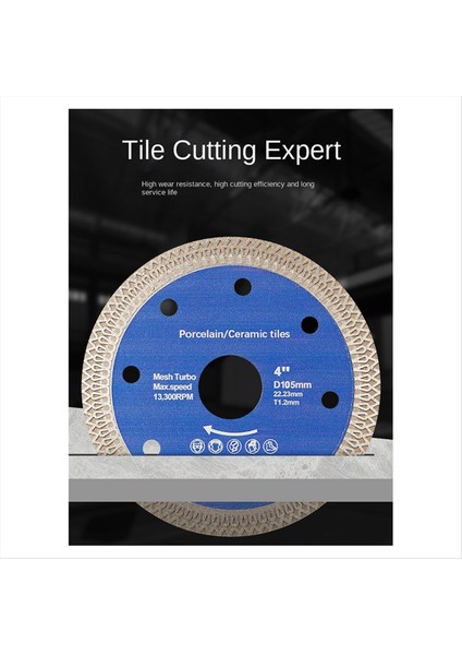 Fayans, Taş Kesme Bıçakları ve Dayanıklı Malzemeler Için Testere Bıçakları 125X22.23MM (Yurt Dışından) fırsatları