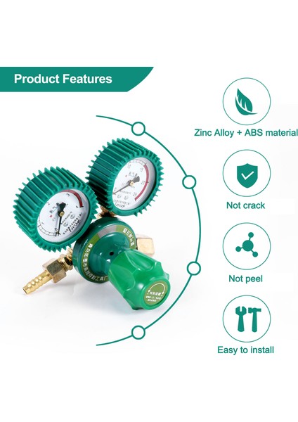 Oksijen Gaz Tüpü Regülatörleri Asetilen Çift Ölçülü Regülatör (Yurt Dışından) modelleri