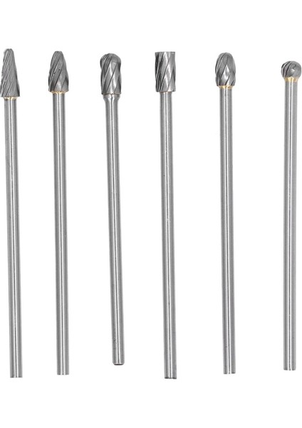 Adet Tungsten Karbür Freze Seti, Silindir Kafası Taşlama Kiti, Ahşap Işleme, Delme ve Oyma Için Katı Döner Taşlama Aletleri (Yurt Dışından)