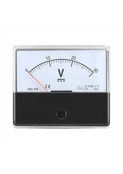 DH-670 Doğruluk Dc 30V Analog Panel Metre Voltmetre (Yurt Dışından) fiyatları