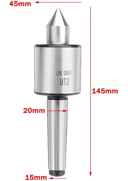 Mt2 0,000197 Inç Merkez Konik Canlı Döner Frezeleme Merkezi (Yurt Dışından) fırsatları