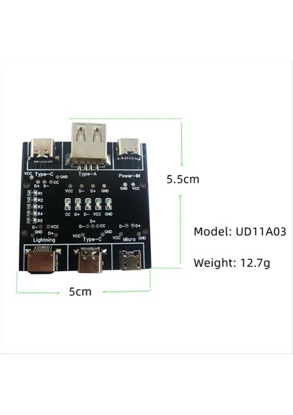 UD11A03 Veri Kablosu Algılama Kartı USB Kablo Test Cihazı (Yurt Dışından) modelleri